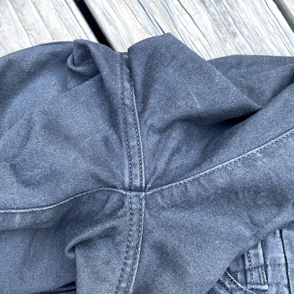 B(air) black, coated denim by 7FAM - Picture 7 of 7